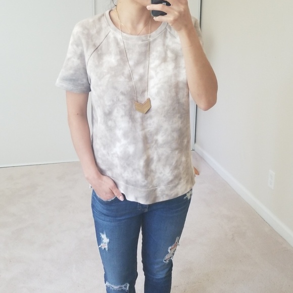 Lou & Grey Tops - Lou & Grey Acid wash shirt
